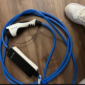 Hyundai EV Charging Cable with Blue Cord